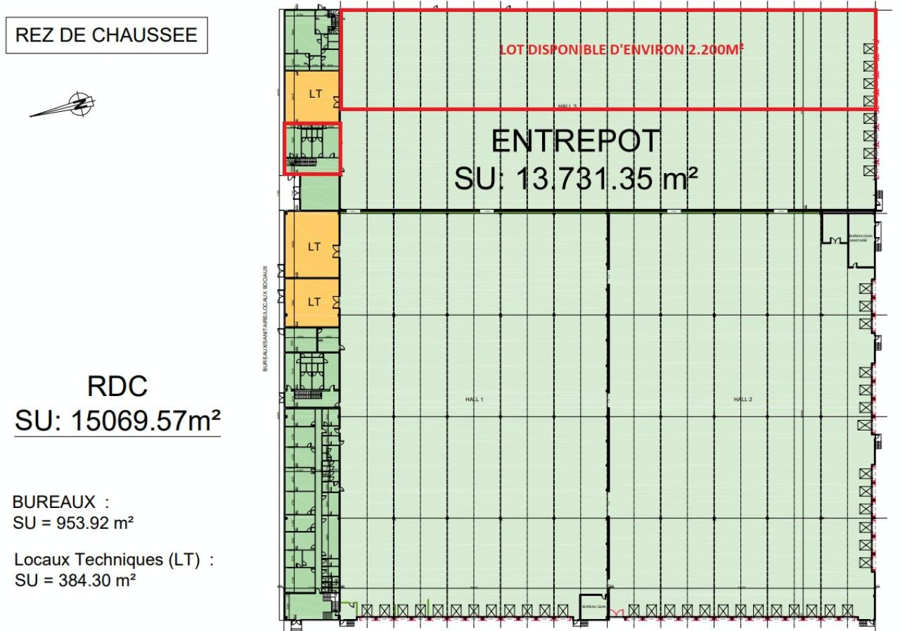 Entrepôt Strasbourg 2200m² Location entrepôt Strasbourg Bas-Rhin OLLOG2530804 9